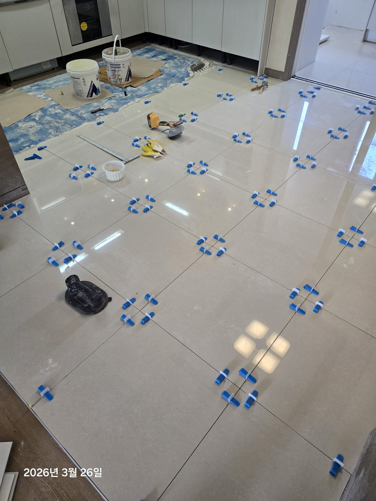 3단계 타일 시공